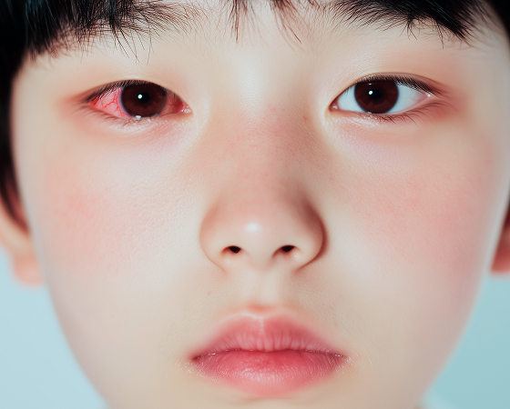 소아 안검내반 이미지